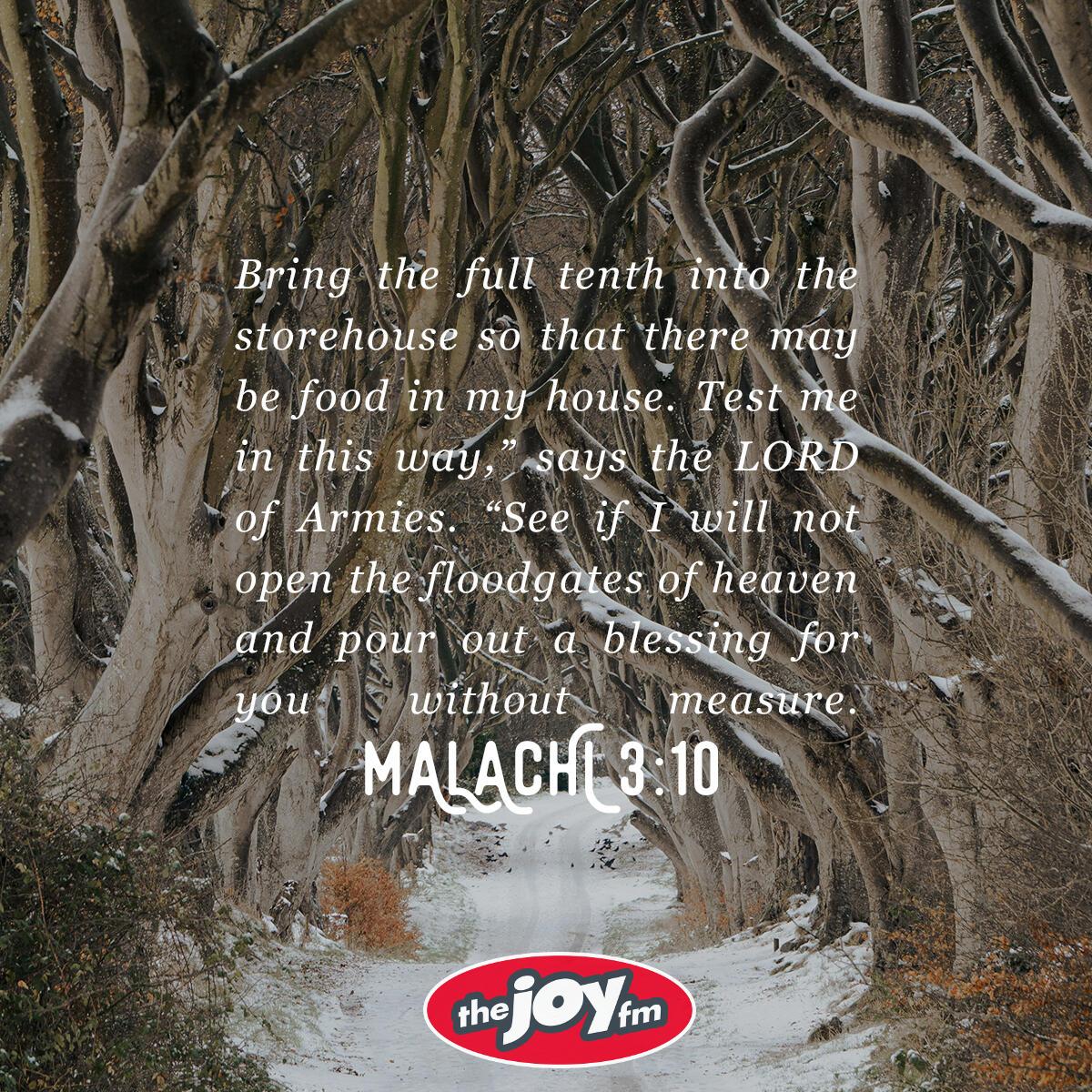 Malachi 3:10