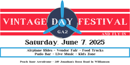 Vintage Day Festival & Fly-in 2025 Logo
