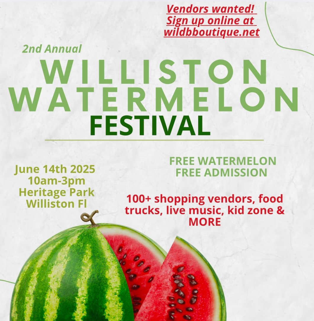 2nd Annual Williston Watermelon Festival Logo