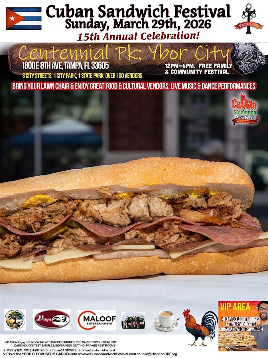 Cuban Sandwich Festival: Ybor City (15th Annual) Logo